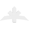 Ekena Millwork Davenport Architectural Grade PVC Gable Bracket, 48"W x 24"H x 2"D x 6"F, 12/12 Pitch GBP048X24X0206DAV00 - alternate 5